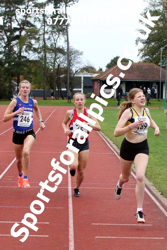 800 metres, NECAA Open Meeting, Morpeth, Sunday, October 18th. David T. Hewitson/Sports for All Pics